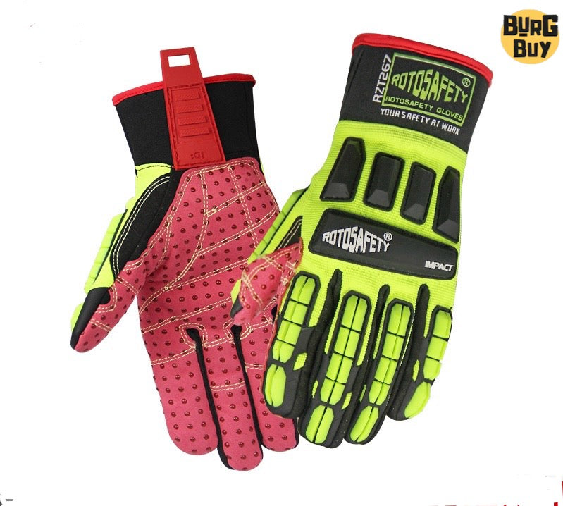 Gloves | Anti-Smash, Wear-Resistant, Shock-Absorbing Gloves for Mechanics, Oil Drilling, Rescue & Construction