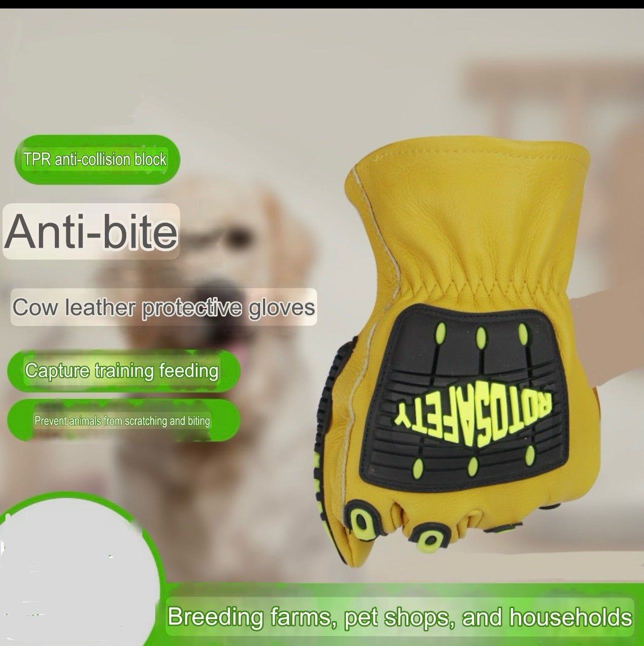 Gloves | Cowhide Anti-Smash Gloves ā Anti-Collision, Anti-Impact, Wear-Resistant, Heavy Industry, Oil Mining, Rescue, Mechanical Maintenance Gloves