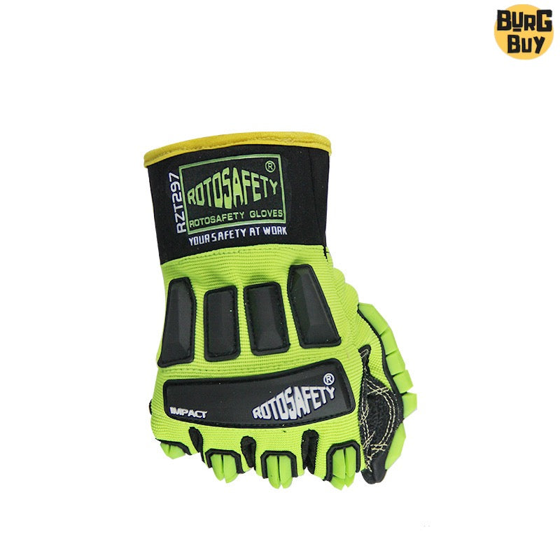 Gloves | Machinery Anti-Smash, TPR Anti-Collision Protective Gloves for Outdoor, Mechanic, Oil Mining, Rescue & Heavy Industry