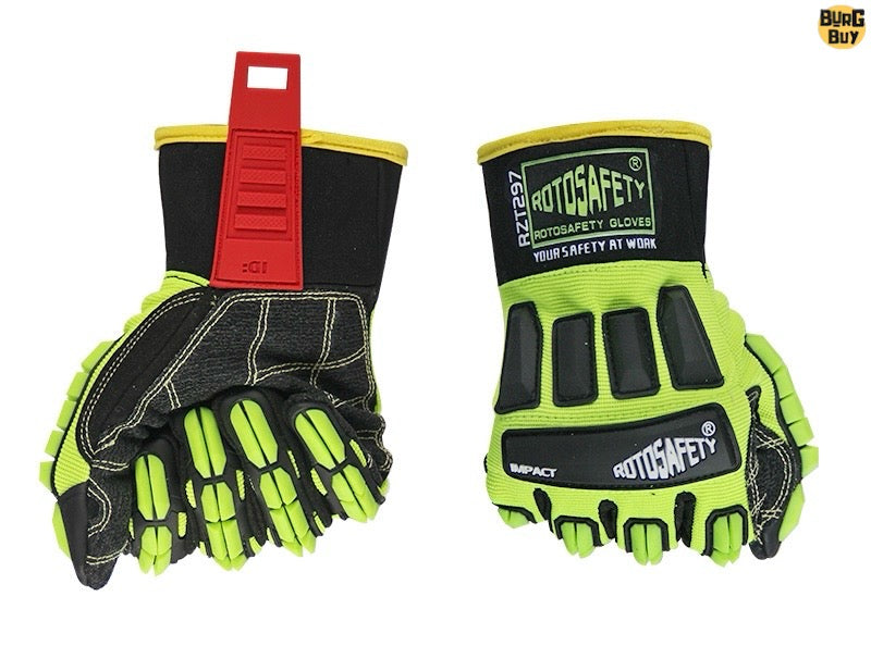 Gloves | Machinery Anti-Smash, TPR Anti-Collision Protective Gloves for Outdoor, Mechanic, Oil Mining, Rescue & Heavy Industry