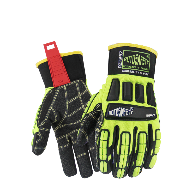 Gloves | Machinery Anti-Smash, TPR Anti-Collision Protective Gloves for Outdoor, Mechanic, Oil Mining, Rescue & Heavy Industry
