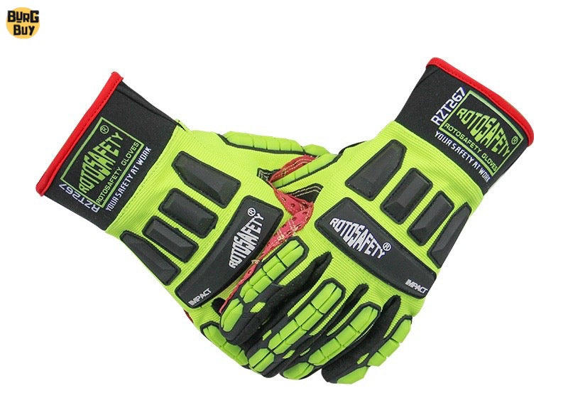 Gloves | Anti-Smash, Wear-Resistant, Shock-Absorbing Gloves for Mechanics, Oil Drilling, Rescue & Construction