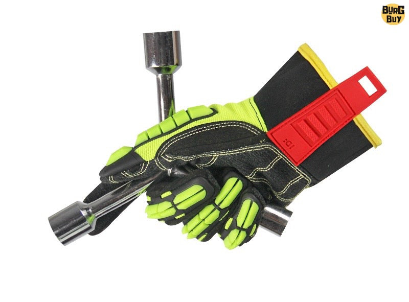 Gloves | Machinery Anti-Smash, TPR Anti-Collision Protective Gloves for Outdoor, Mechanic, Oil Mining, Rescue & Heavy Industry