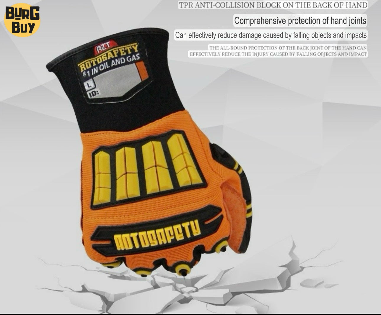 Gloves | Anti-Cutting, Anti-Smashing, Durable for Glass Factory, Mechanical Processing & More