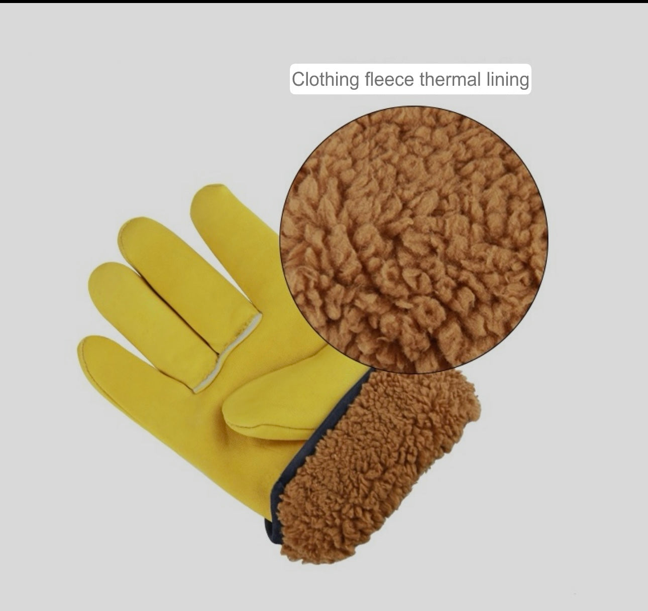 Gloves | Cold-Resistant, Long Plus Velvet Welding Gloves – Winter Thick, Warm, Anti-Scalding, Wear-Resistant, High-Temperature Resistant Cowhide Gloves