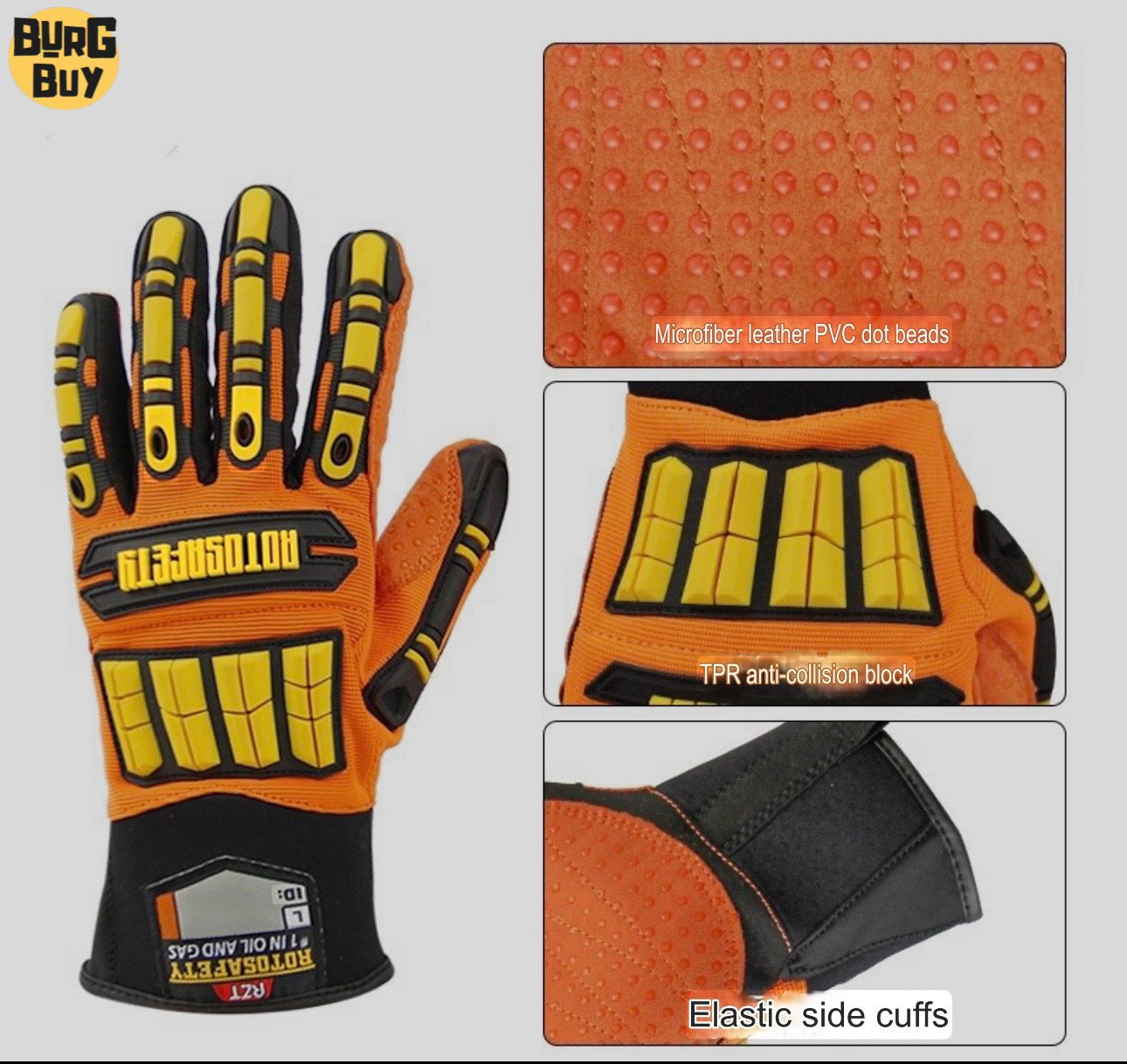 Gloves | Anti-Cutting, Anti-Smashing, Durable for Glass Factory, Mechanical Processing & More