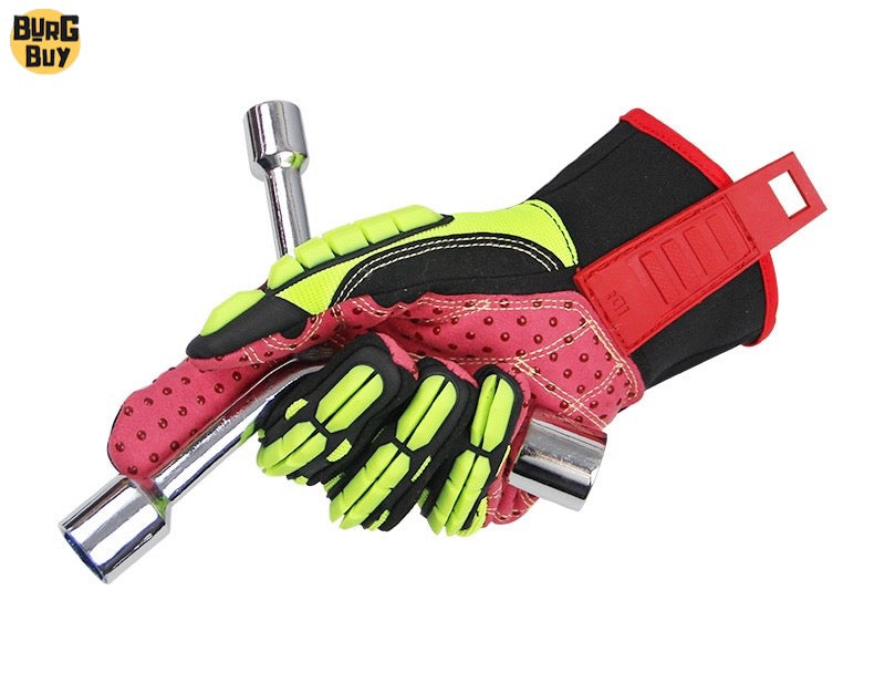 Gloves | Anti-Smash, Wear-Resistant, Shock-Absorbing Gloves for Mechanics, Oil Drilling, Rescue & Construction