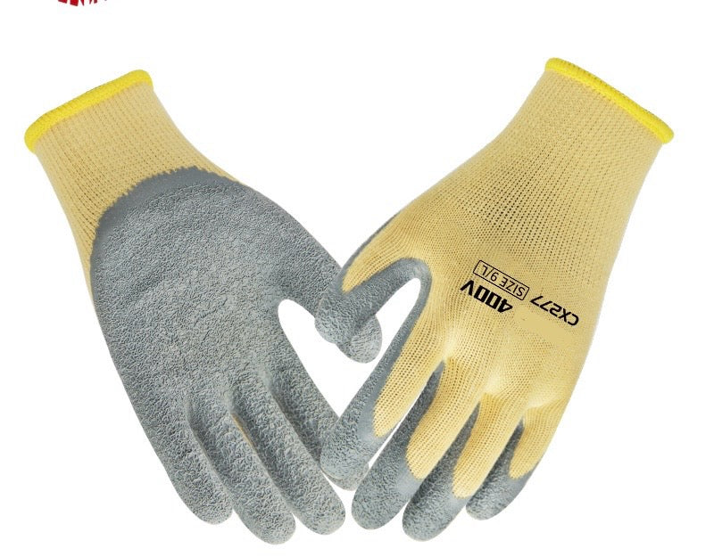 Gloves | 400V Insulating Rubber Gloves for Electricians – Wear-Resistant, Non-Slip, Flexible & Breathable for Electrical Work
