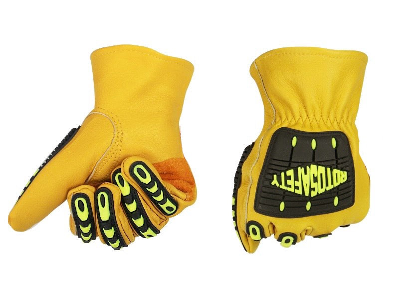 Gloves | Cowhide Anti-Smash Gloves – Anti-Collision, Anti-Impact, Wear-Resistant, Heavy Industry, Oil Mining, Rescue, Mechanical Maintenance Gloves