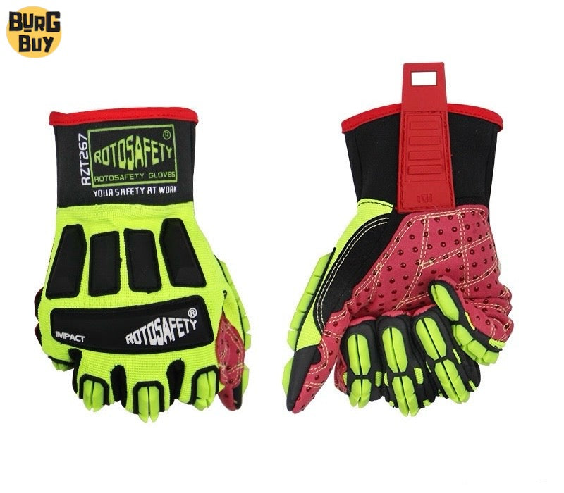 Gloves | Anti-Smash, Wear-Resistant, Shock-Absorbing Gloves for Mechanics, Oil Drilling, Rescue & Construction