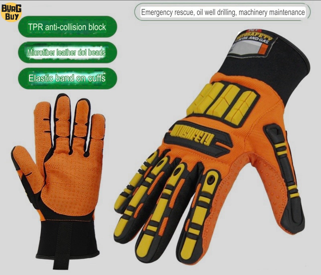 Gloves | Anti-Cutting, Anti-Smashing, Durable for Glass Factory, Mechanical Processing & More