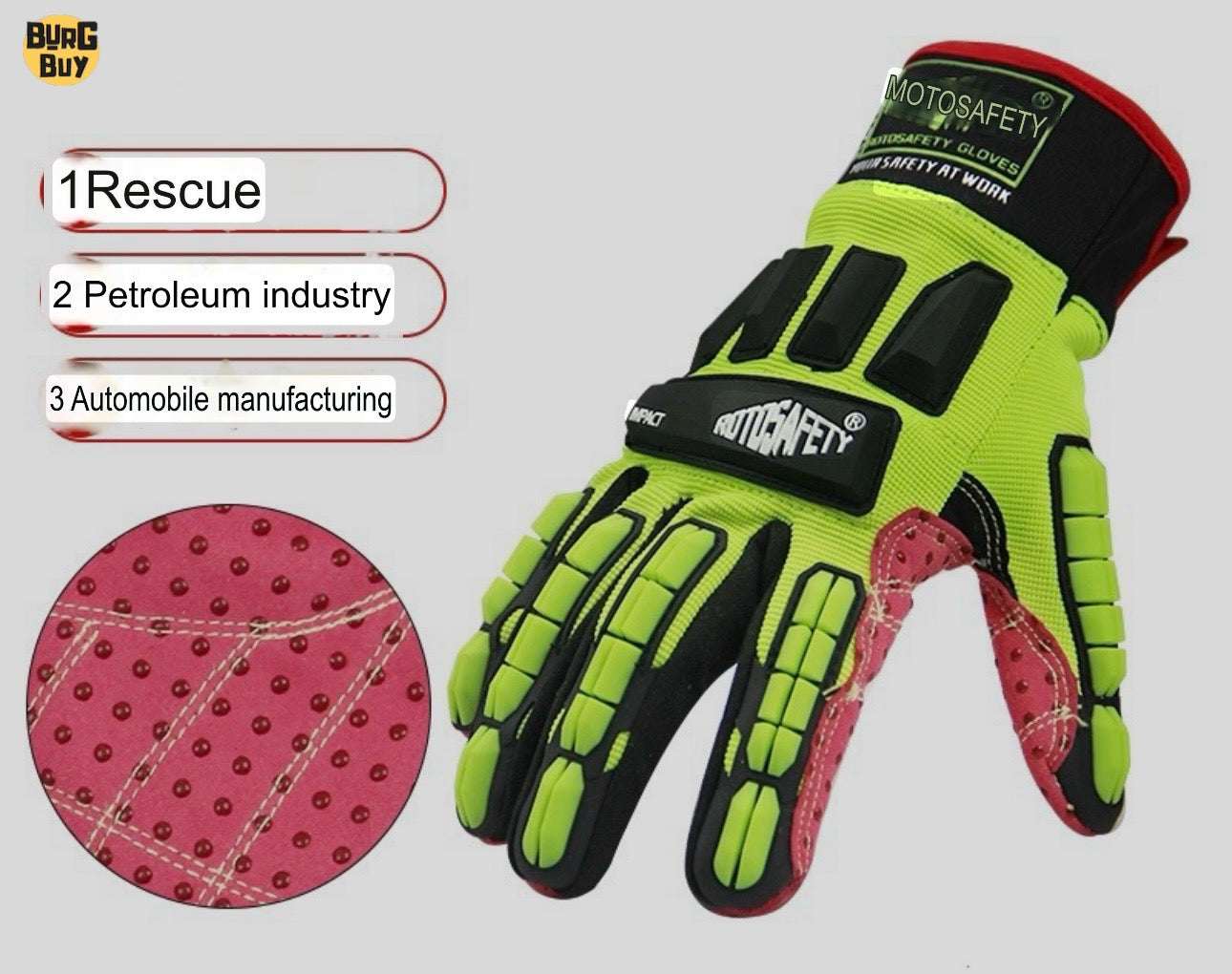 Gloves | Anti-Smash, Wear-Resistant, Shock-Absorbing Gloves for Mechanics, Oil Drilling, Rescue & Construction