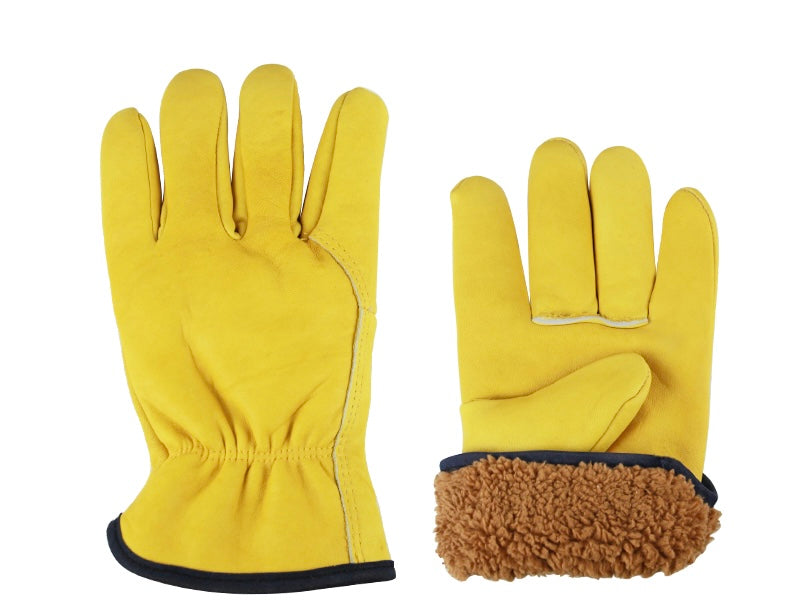 Gloves | Cold-Resistant, Long Plus Velvet Welding Gloves – Winter Thick, Warm, Anti-Scalding, Wear-Resistant, High-Temperature Resistant Cowhide Gloves